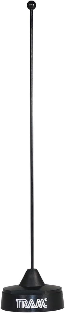 Tram® 200-Watt Pretuned 410 MHz to 490 MHz Black-Nut-Type Quarter-Wave Antenna with NMO Mounting