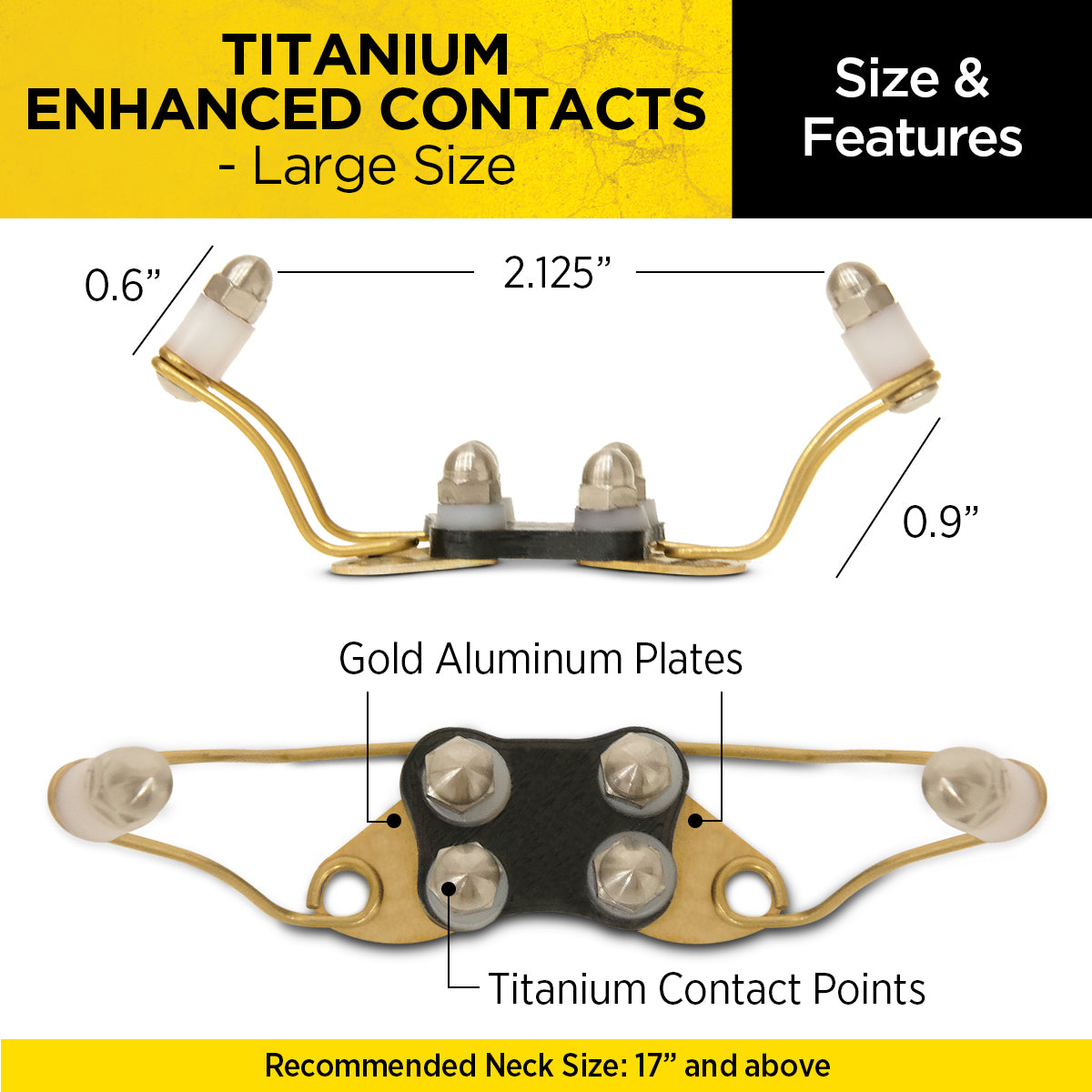 Titaniam Enhanced Contacts – Large