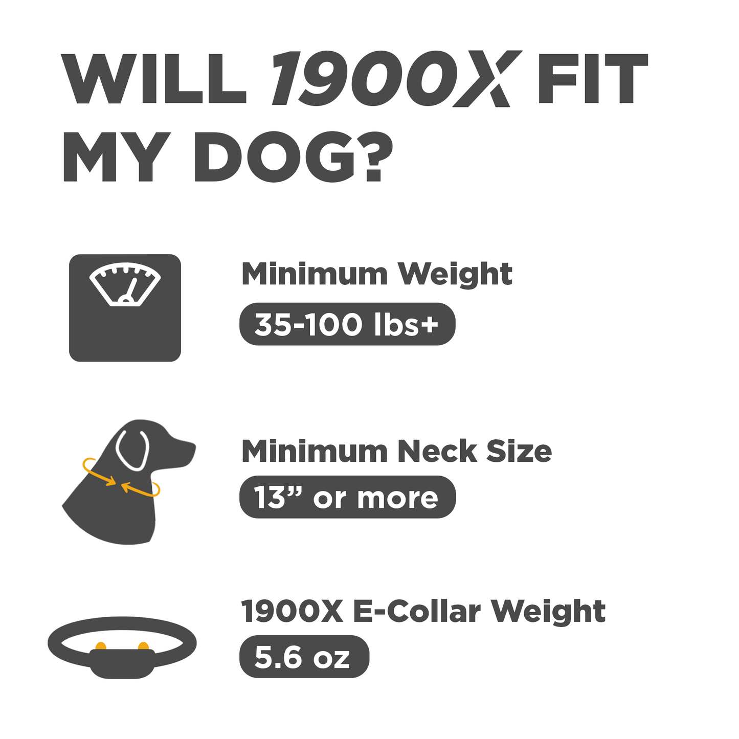 Dogtra 1900X 1-Dog Unit