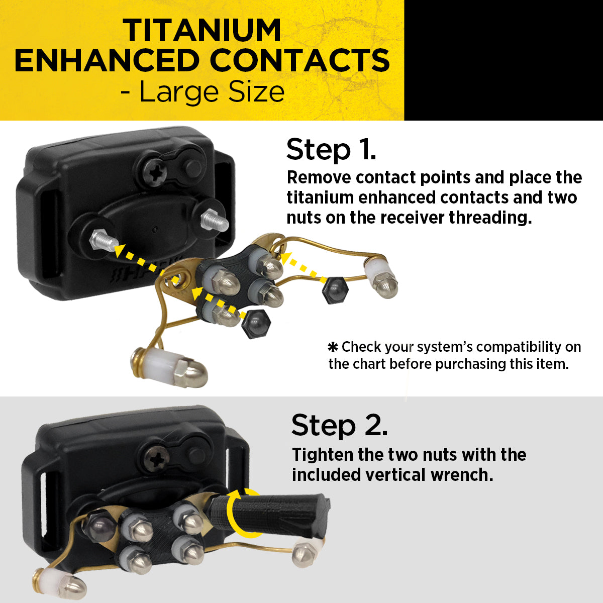 Titaniam Enhanced Contacts – Large
