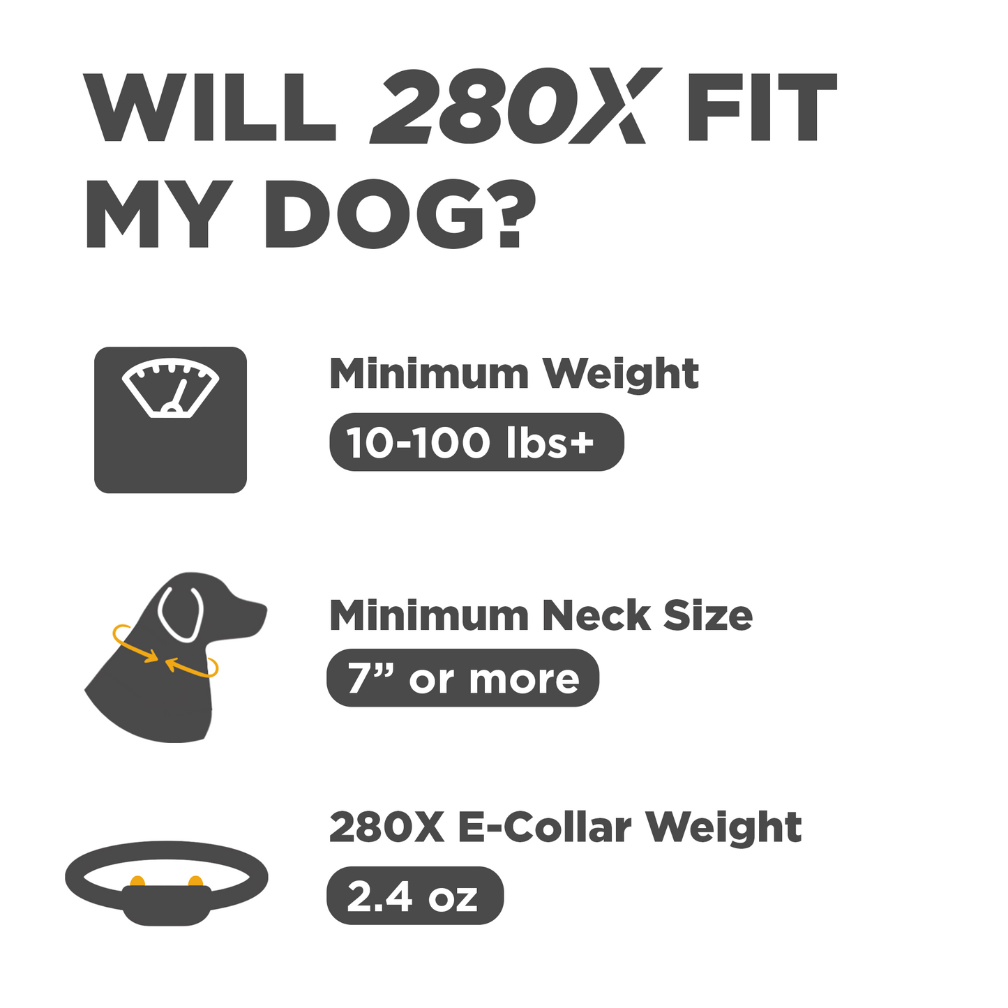 Dogtra 280X 1-Dog Unit