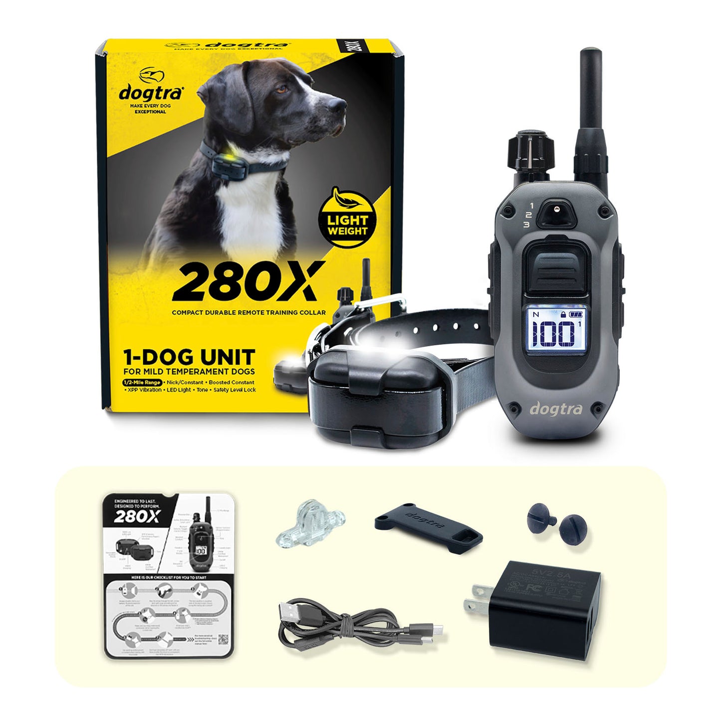 Dogtra 280X 1-Dog Unit