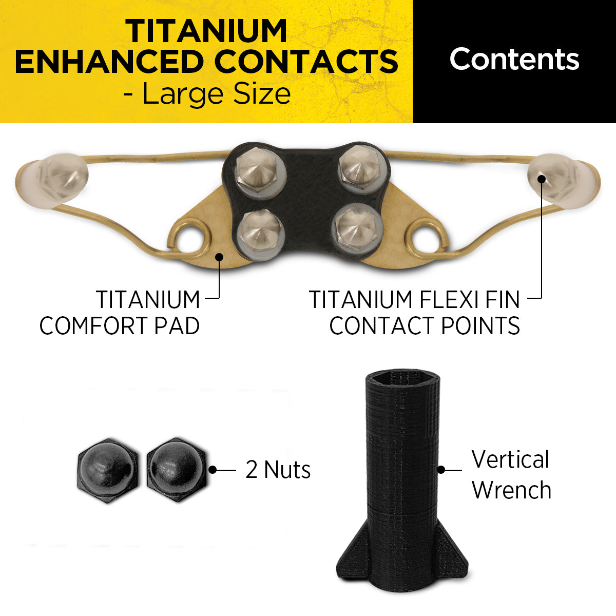 Titaniam Enhanced Contacts – Large