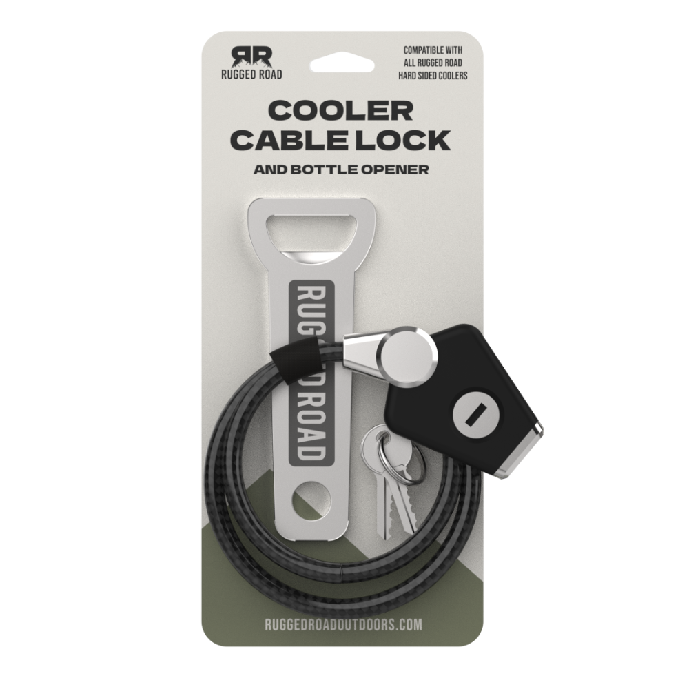 RUGGED ROAD CABLE COOLER LOCK