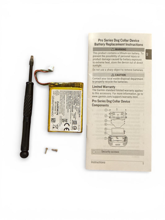 Garmin TB10 and PT10 Replacement Dog Collar Battery