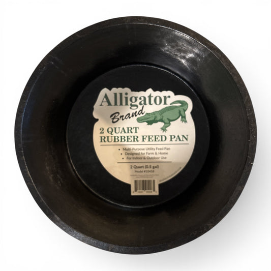ALLIGATOR BRAND FEED PAN 2QT