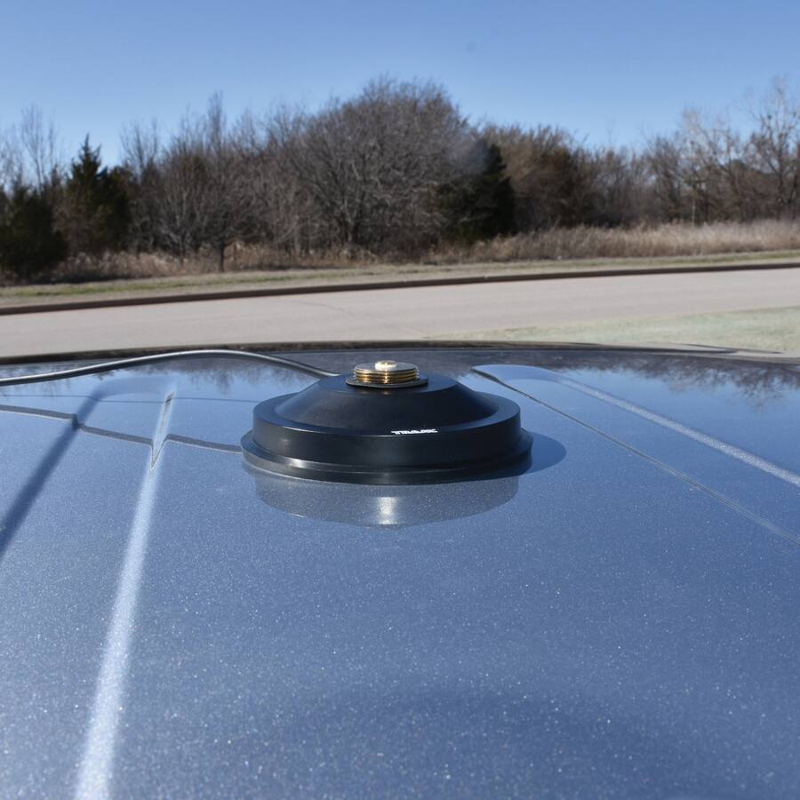 Tram Model 1267R 5" Magnet with Rubber Boot NMO Mounting With SMA Connector