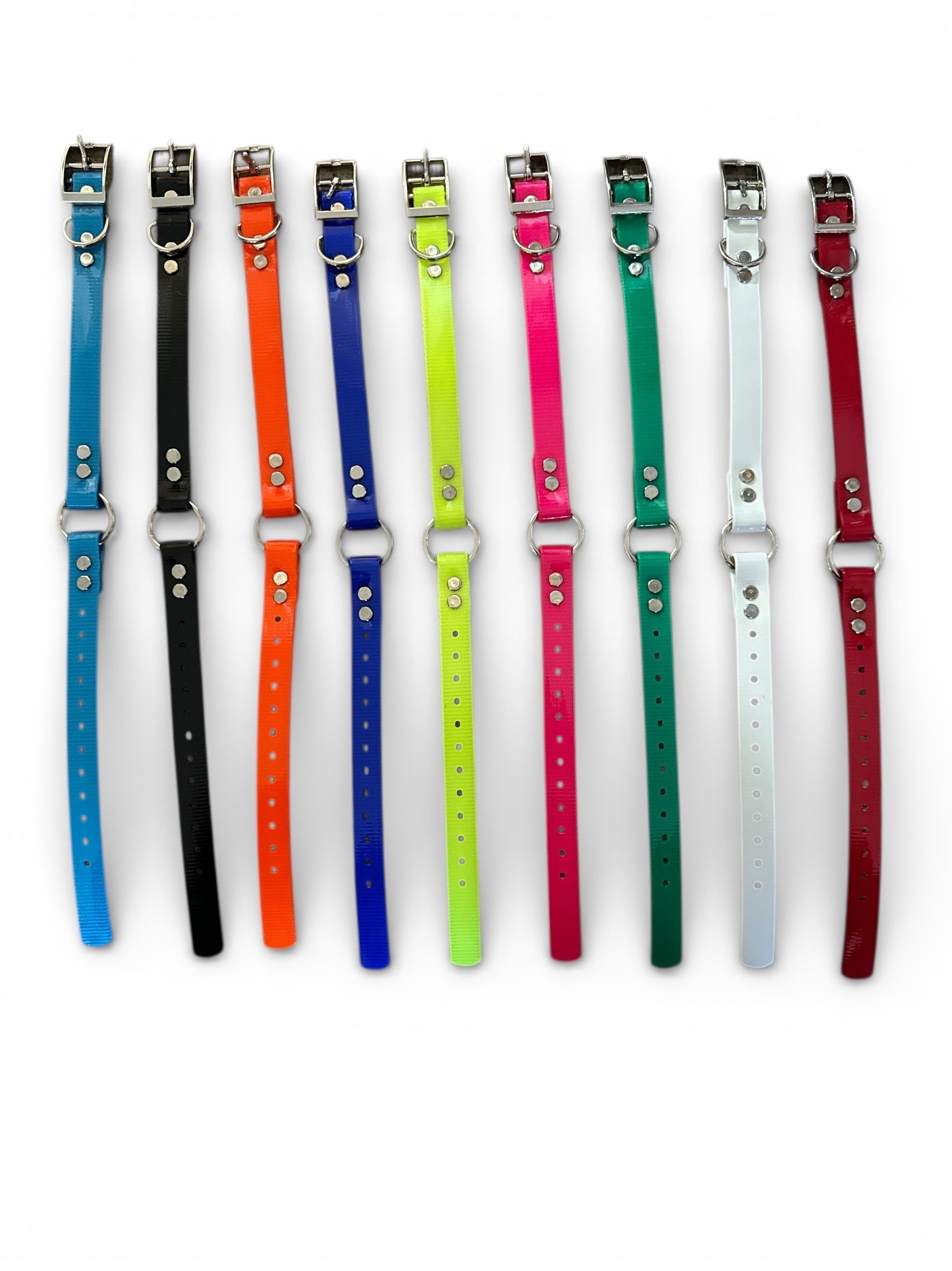 HOS 3/4" Solid Premium Center Ring Dog Collar