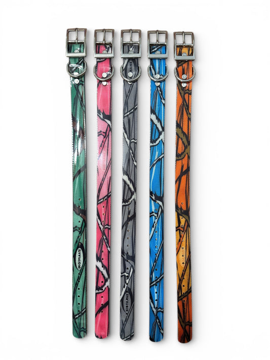 HOS 1" Camo Premium D Ring Dog Collar