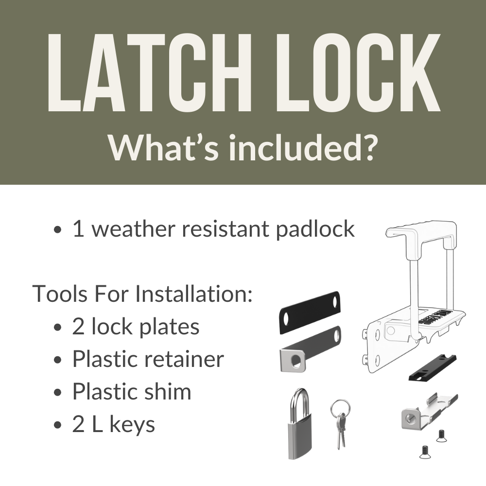 RUGGED ROAD COOLER LATCH LOCK