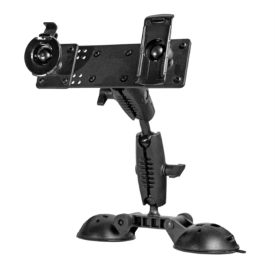Window Suction Double Mount for Garmin Alpha 10, 300/300i, 200/200i, 100, Astro 430, 320, and DriveTrack