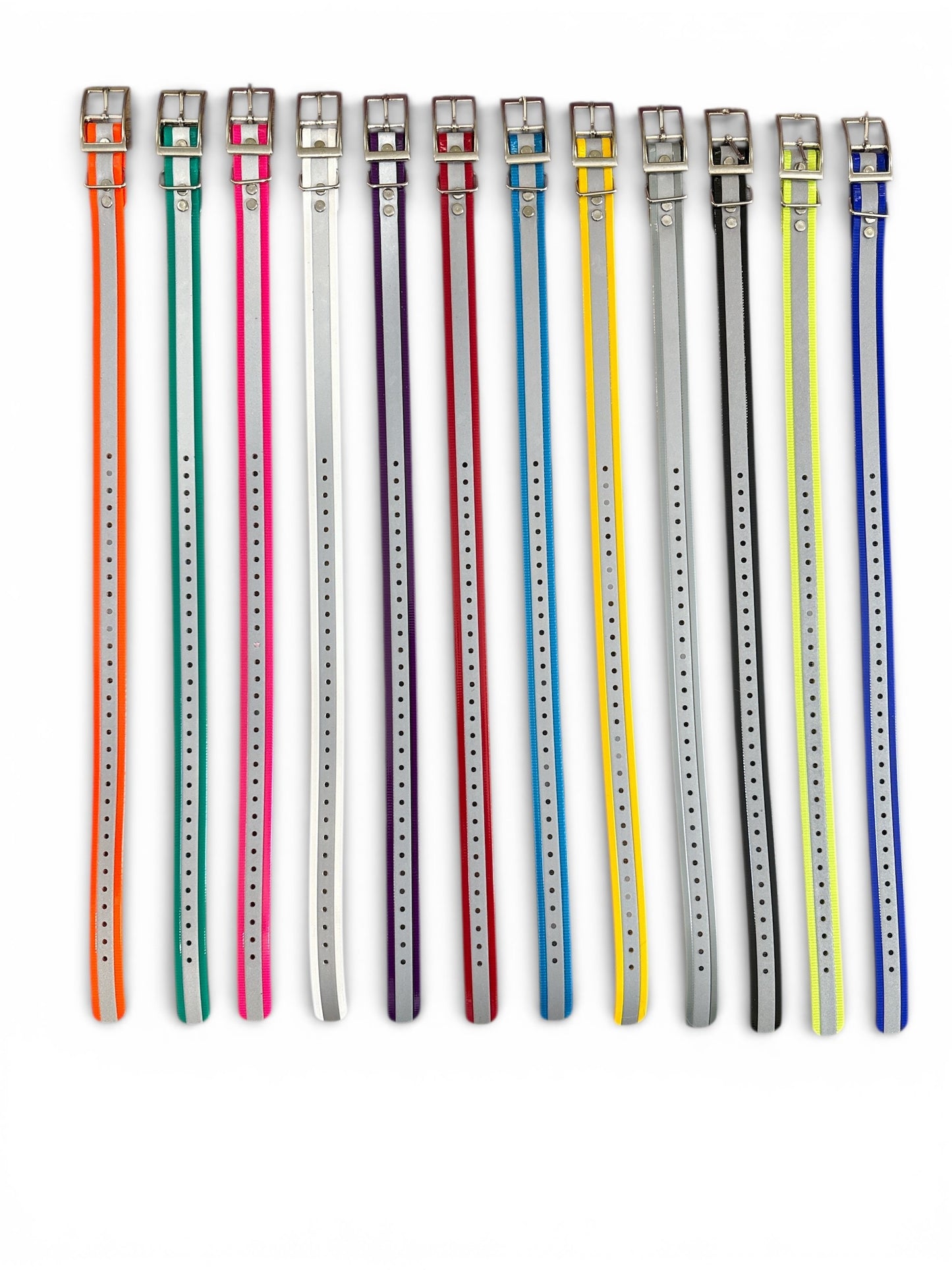 1" HOS Reflective Premium Replacement Dog Collar Strap for Garmin, Dogtra, SportDOG