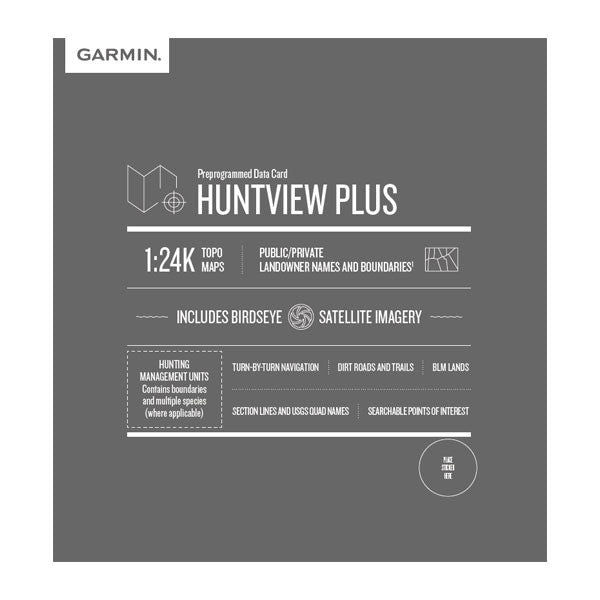 Garmin Huntview Plus Maps 2025/2026