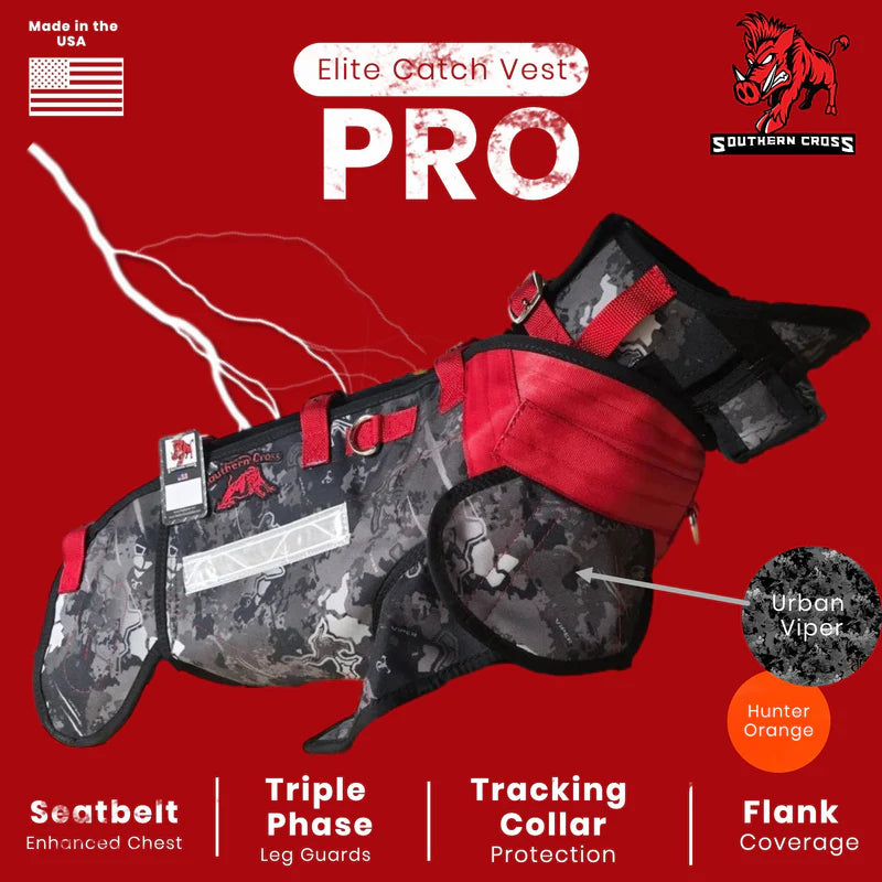 Elite Catch Vest PRO- Attached Collar Extreme Protection