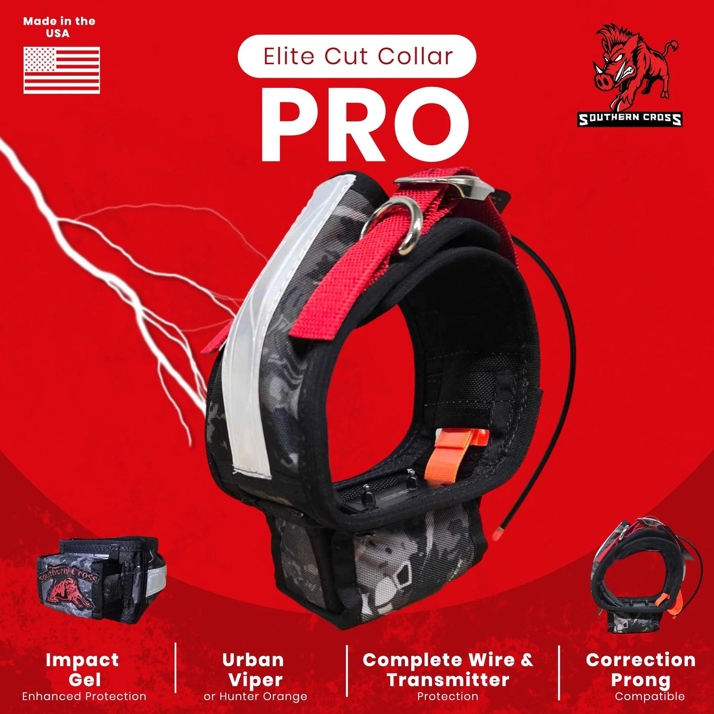 Southern Cross Elite Cut Collar PRO- Tracking Collar Compatible and Complete Protection