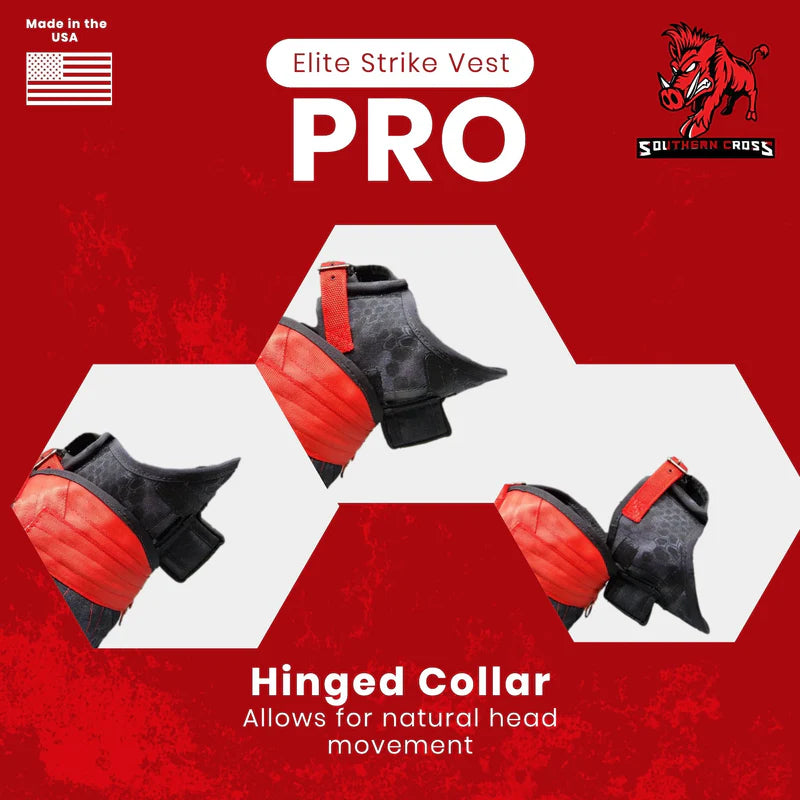 Southern Cross Elite Strike Vest PRO- Attached Collar Lightweight Extreme Protection