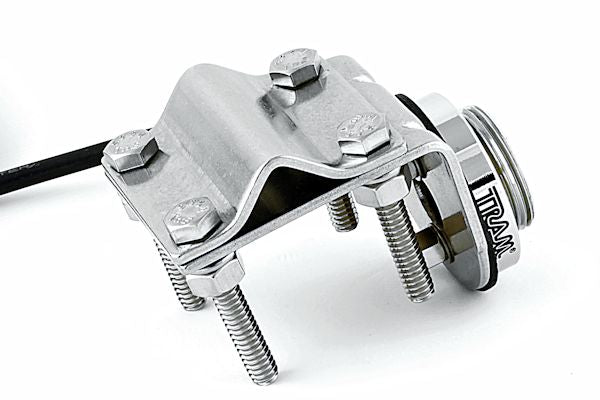 Tram® Stainless Steel NMO Mirror Mount Single Groove with 17-Ft. Coaxial Cable and PL-259 Connector